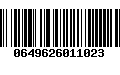 Código de Barras 0649626011023