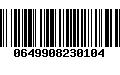 Código de Barras 0649908230104