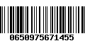 Código de Barras 0650975671455