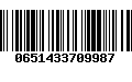 Código de Barras 0651433709987
