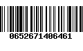 Código de Barras 0652671406461
