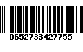 Código de Barras 0652733427755