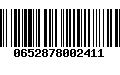 Código de Barras 0652878002411