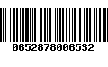 Código de Barras 0652878006532