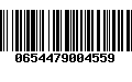 Código de Barras 0654479004559