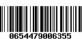 Código de Barras 0654479006355