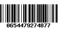Código de Barras 0654479274877