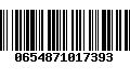 Código de Barras 0654871017393