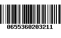Código de Barras 0655360203211