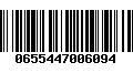 Código de Barras 0655447006094