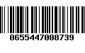 Código de Barras 0655447008739