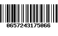 Código de Barras 0657243175066
