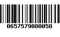 Código de Barras 0657579080058