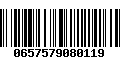 Código de Barras 0657579080119