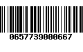 Código de Barras 0657739000667