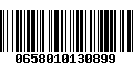 Código de Barras 0658010130899