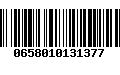 Código de Barras 0658010131377