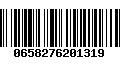 Código de Barras 0658276201319