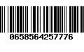 Código de Barras 0658564257776