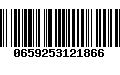 Código de Barras 0659253121866