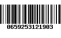 Código de Barras 0659253121903