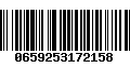 Código de Barras 0659253172158