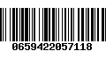 Código de Barras 0659422057118