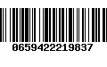Código de Barras 0659422219837