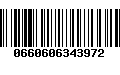 Código de Barras 0660606343972
