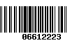 Código de Barras 06612223