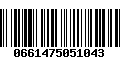 Código de Barras 0661475051043