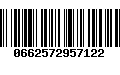 Código de Barras 0662572957122