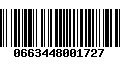 Código de Barras 0663448001727