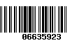 Código de Barras 06635923