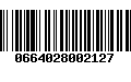 Código de Barras 0664028002127