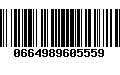 Código de Barras 0664989605559