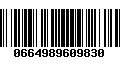 Código de Barras 0664989609830