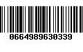 Código de Barras 0664989630339