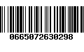 Código de Barras 0665072630298