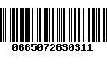 Código de Barras 0665072630311
