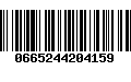 Código de Barras 0665244204159