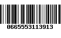 Código de Barras 0665553113913