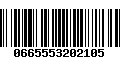 Código de Barras 0665553202105