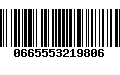 Código de Barras 0665553219806