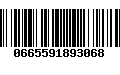 Código de Barras 0665591893068