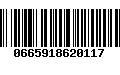 Código de Barras 0665918620117