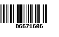 Código de Barras 06671606