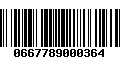 Código de Barras 0667789000364