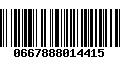 Código de Barras 0667888014415