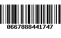 Código de Barras 0667888441747